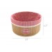 Laundry Hamper Bamboo Round Wicker Clothes Bin Basket Storage Bin Organizer Folding Basket 100202